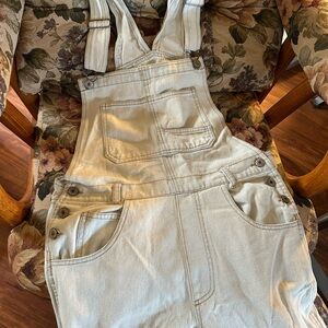 Women's Wide Leg Denim Overalls